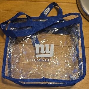 Jo Malone/ NYGIANTS Transparent Bag with Blue Accents